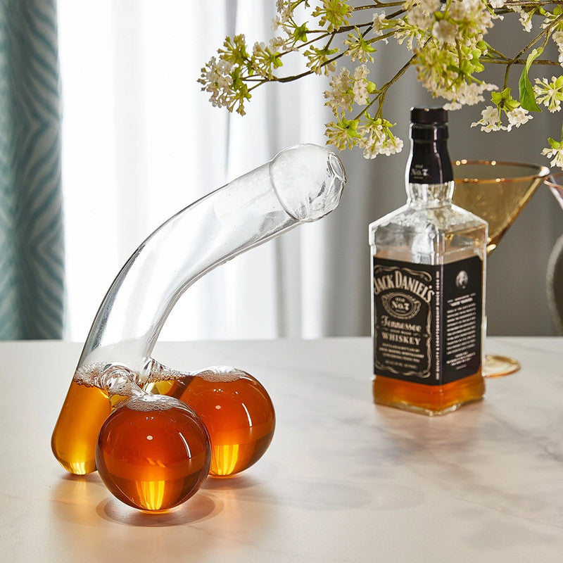 Carafe à Whiskey/Vin – Pour ceux pour qui rire est aussi important que porter un toast