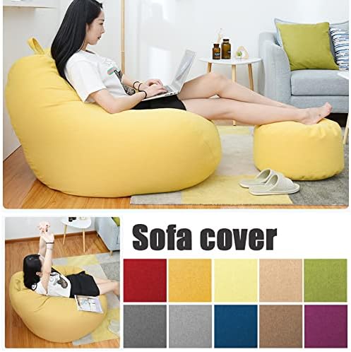 Norvo | Bean Bag Luxueux Lin – Mobilier de siège ergonomique et élégant