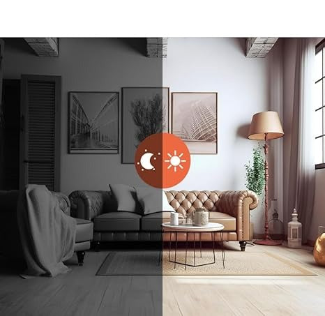 Caméra de Sécurité WiFi Sans Fil 1080p pour Intérieur et Extérieur – Compatible Maisons Intelligentes, Design Résistant aux Intempéries