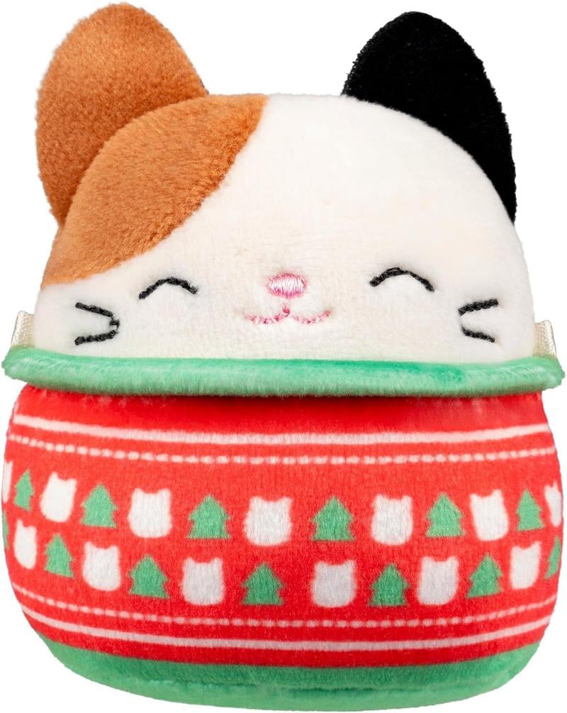 SquishJoy Ensemble de Surprises de Vacances | Calendrier de l'Avent festif rempli de Squishmallows câlins !