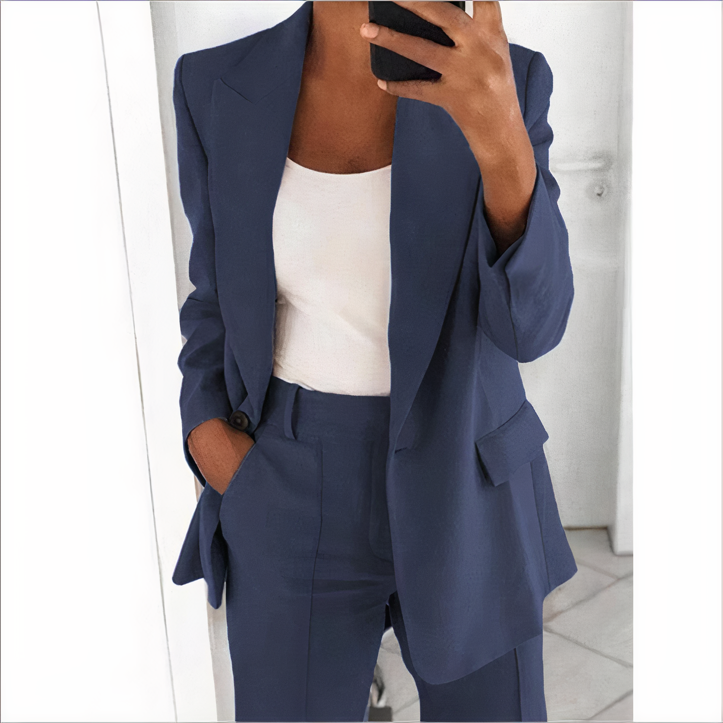 Ensemble Blazer Avec Veste Et Pantalon