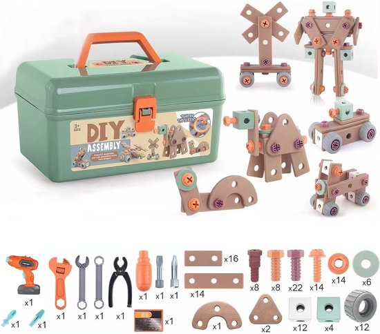 Set de Construction Créative pour Jeunes Bâtisseurs