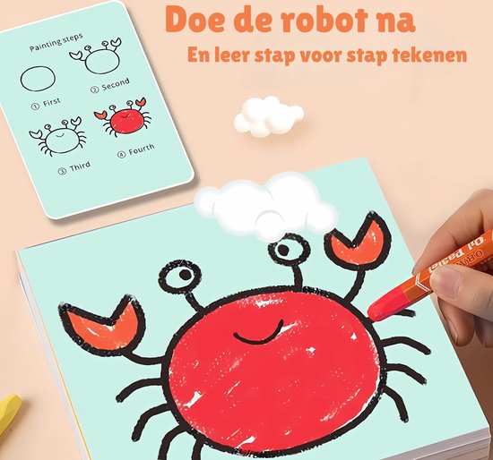 DrawMaster | Améliore les compétences en dessin d'un enfant | Jouet éducatif incluant 100 cartes de dessin