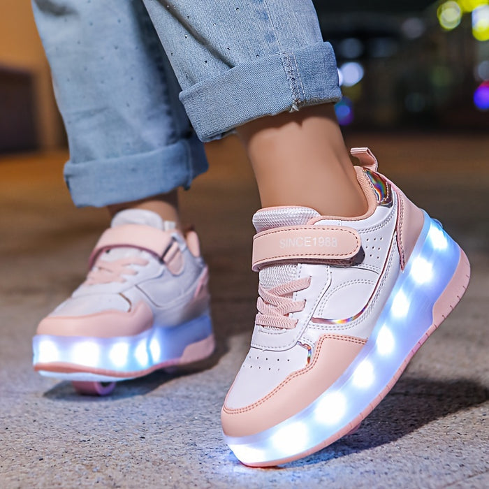 FlashRider – Sneakers à roulettes lumineuses pour enfants