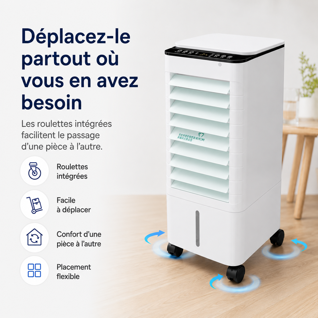 Climatiseur Portable Sans Fenêtre pour Maison et Bureau