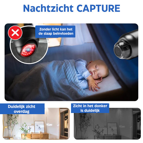 MiniEye Caméra de Sécurité Full HD | Caméra Mini Compacte avec Vision Nocturne & Détection de Mouvement