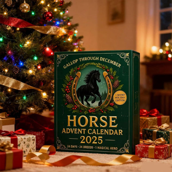 Calendrier de l'Avent Équestre Magique 2025 – 24 Figurines Peintes à la Main pour les Amateurs de Chevaux