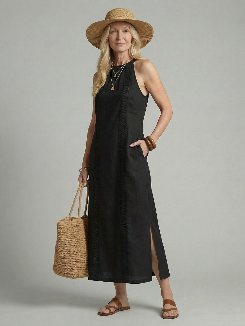 Nerina | Robe Midi Forme Simple