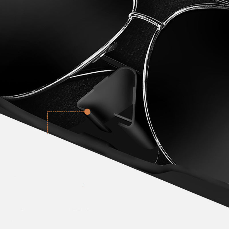 LuxAuto Luxe Étui à lunettes de soleil | Protection élégante pour vos lunettes de soleil dans la voiture