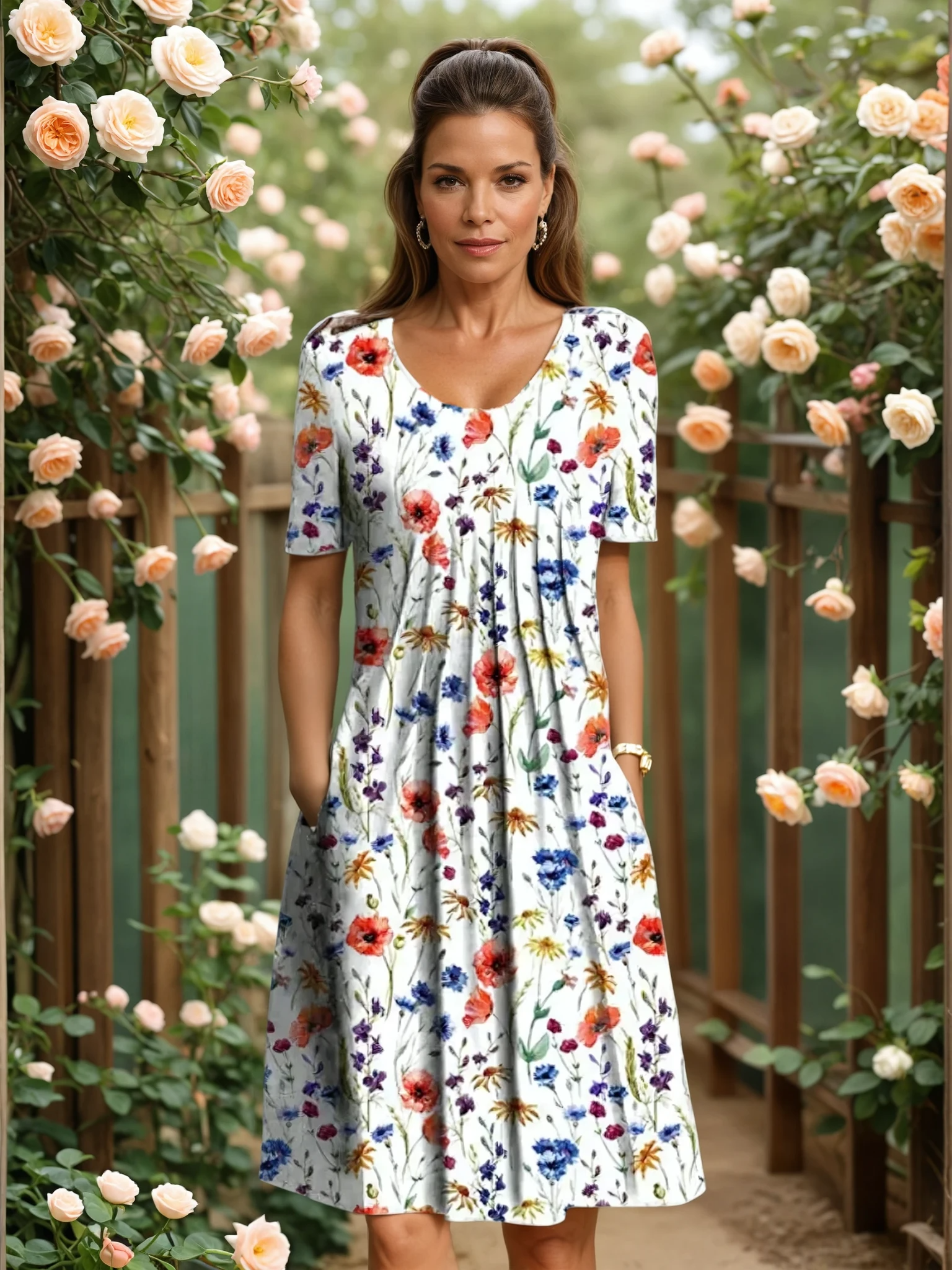 Fiona™ - Robe élégante de tous les jours