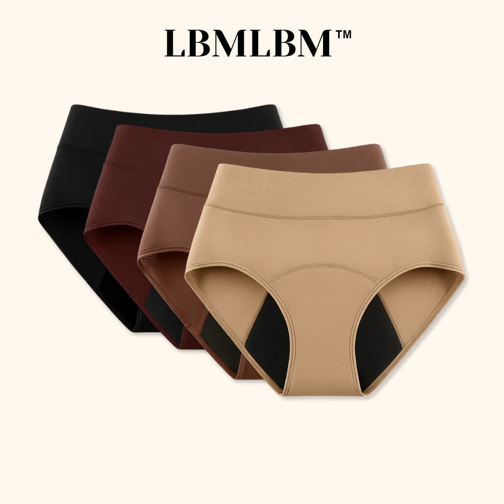 Aqualuxe | Pack de 4 Sous-vêtements 100% Imperméables pour un Confort Ultime