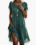 Robe d’Été Fluide pour Femme | Midi Élégante