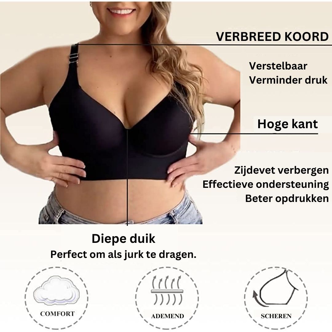 CurvEase | Soutien-gorge Push-Up à Tasse Profonde