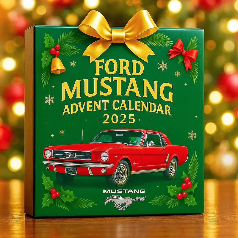 MustangMerry | Calendrier de l'Avent Ford Mustang 2025 Compte à rebours festif