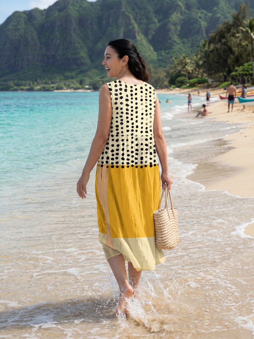 Hugo | Robe Midi à Pois