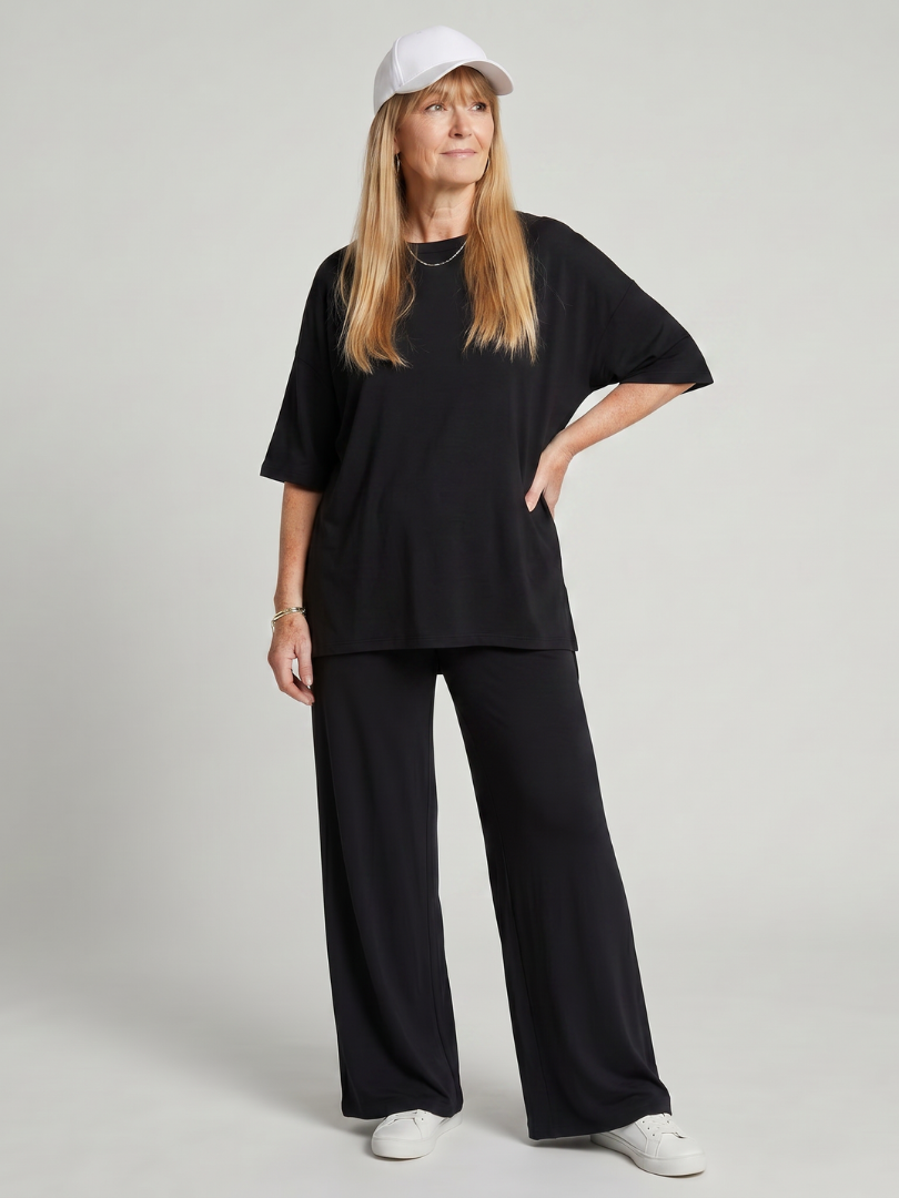 Ramse | Ensemble Top Oversized à Manches Courtes et Pantalons Larges