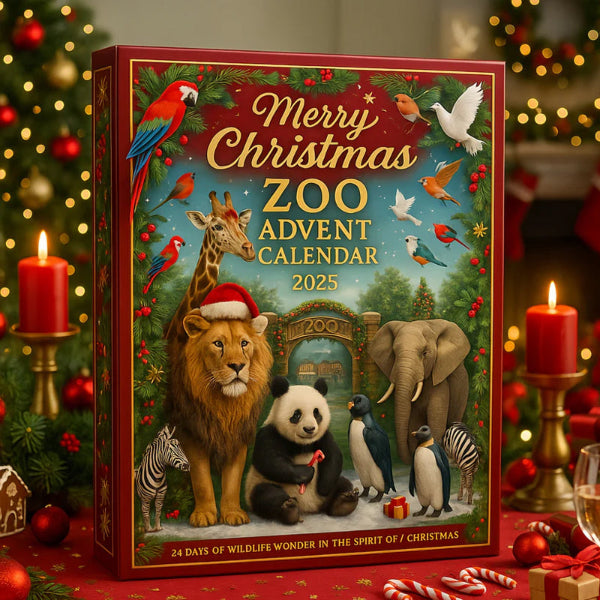 ZooYule | Joyeux Noël Zoo Calendrier de l'Avent 2025 Compte à Rebours Festif
