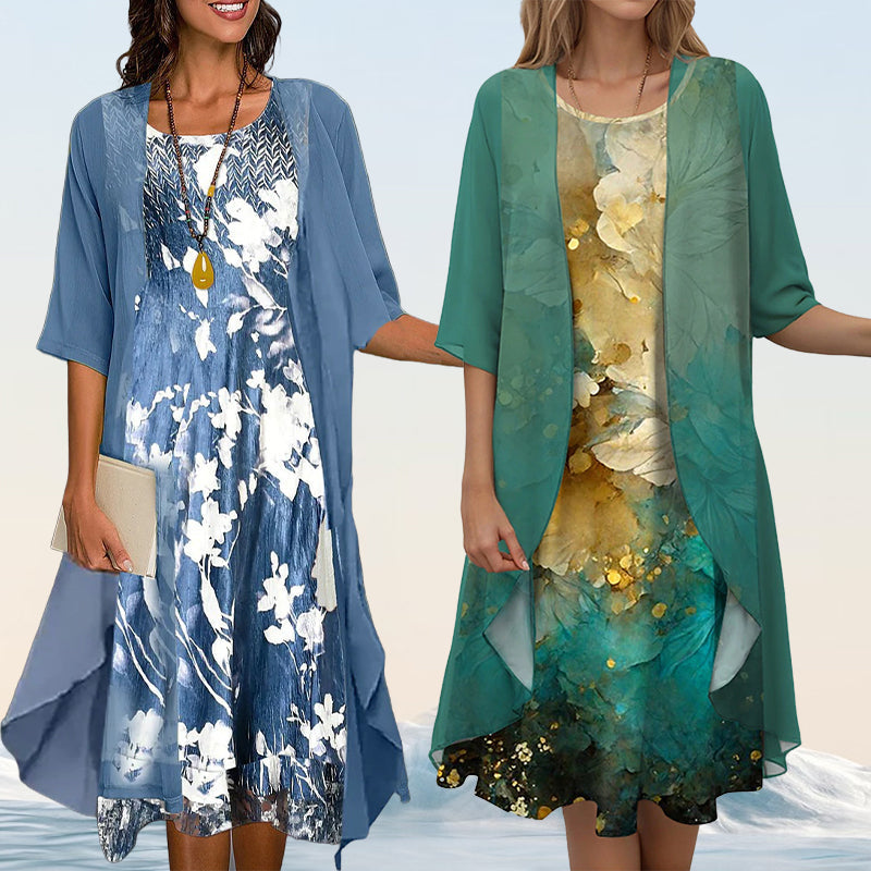Dhara | Chic & confortable – Ensemble blouse et robe