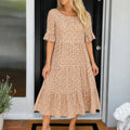 Soleluna – Robe midi à pois à volants