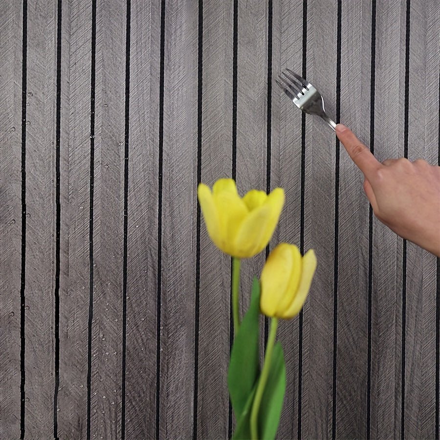 CleanWall - Panneaux Muraux 3D en PVC Autocollants Effet Bois avec Texture - Simple et Facile à Poser - Parfait pour Améliorer Votre Habitat