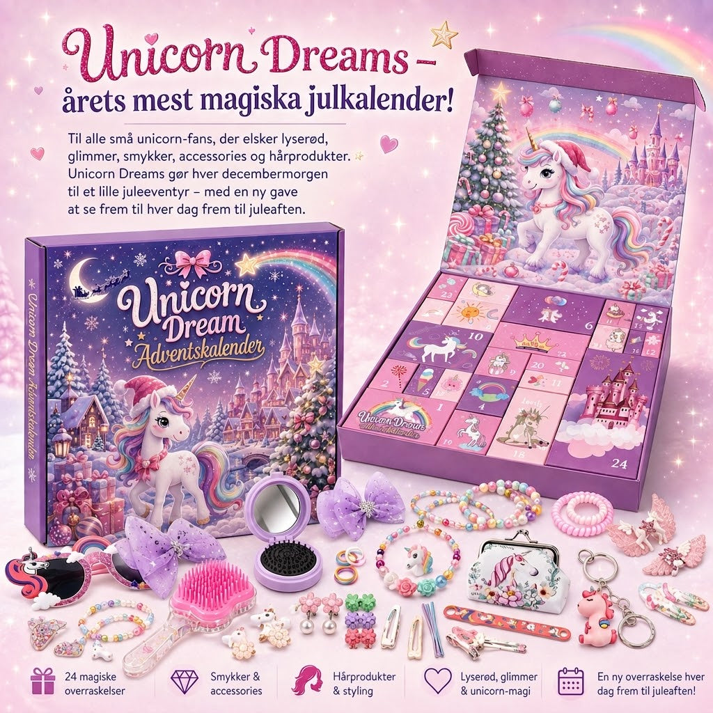 Calendrier de l'Avent Licorne 2026 – 24 Jours de Surprises Magiques