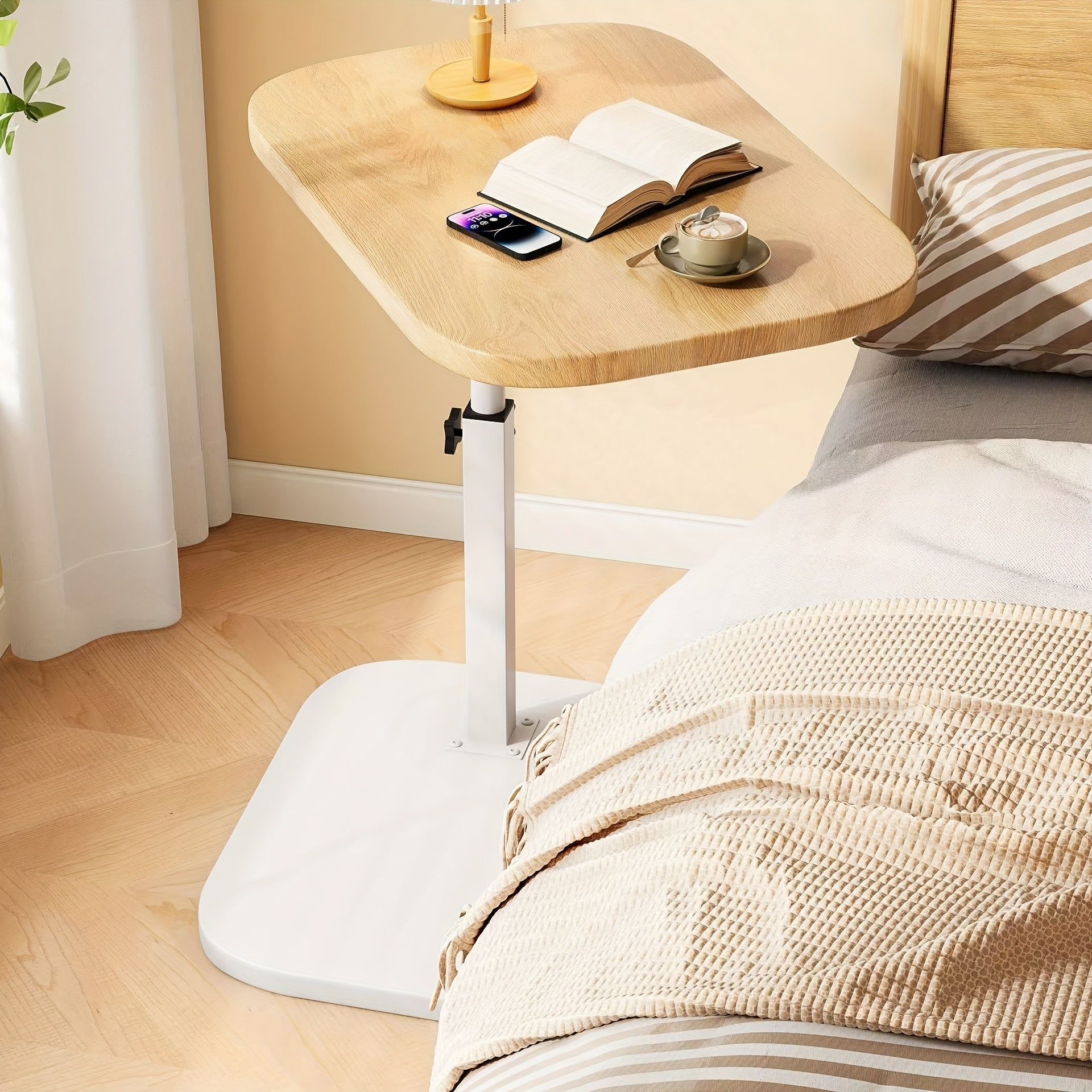 Table d'appoint réglable – Parfaite pour le canapé ou le lit