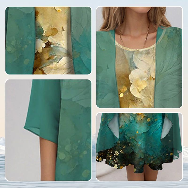 Dhara | Chic & confortable – Ensemble blouse et robe