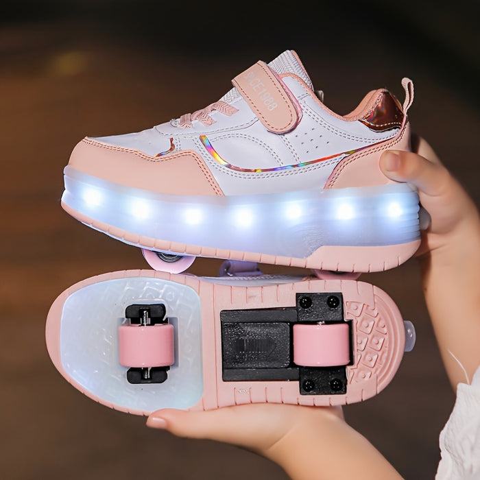 FlashRider – Sneakers à roulettes lumineuses pour enfants