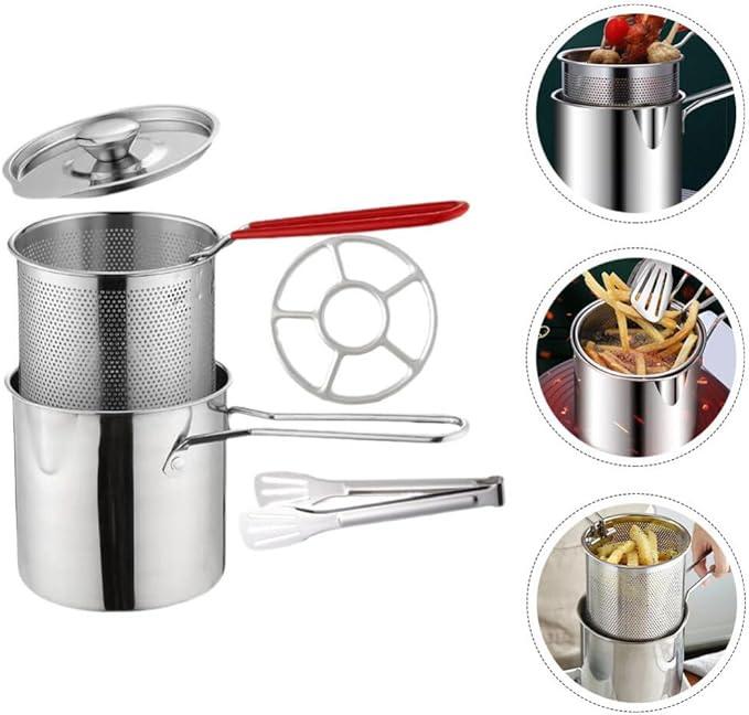GourmetFry Deluxe Friteuse pour Pommes de Terre | Friteuse haut de gamme pour des pommes de terre croustillantes et délicieuses à la maison