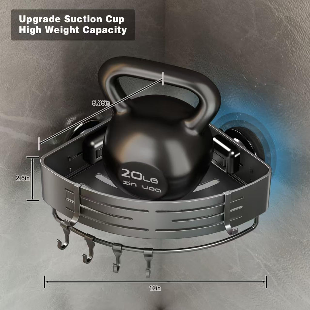 CaddyCraft Organisateur de Douche Triangulaire | Maximisez l'espace avec un caddy élégant et polyvalent