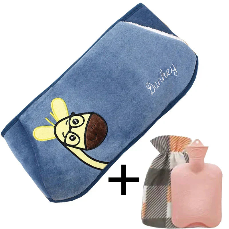 WarmCush – Bouillotte en Peluche Réutilisable avec Coussin de Hanche