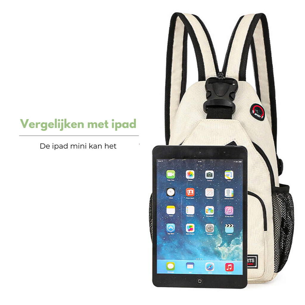 Sac à bandoulière pour femmes - Sac en toile pour extérieur avec plusieurs options de port
