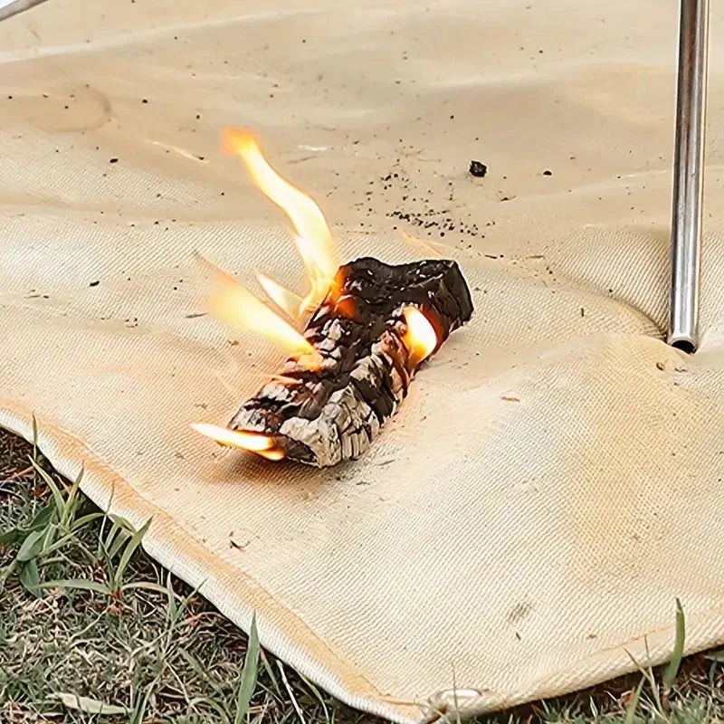 Tapis Résistant au Feu - Protection BBQ & Brasero