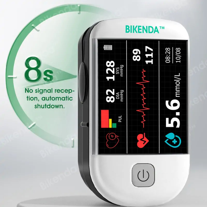 VitalCheck Pulsoximètre – Compteur compact d'oxygène et de fréquence cardiaque avec écran OLED