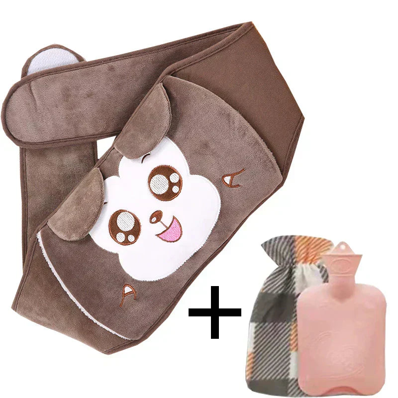 WarmCush – Bouillotte en Peluche Réutilisable avec Coussin de Hanche