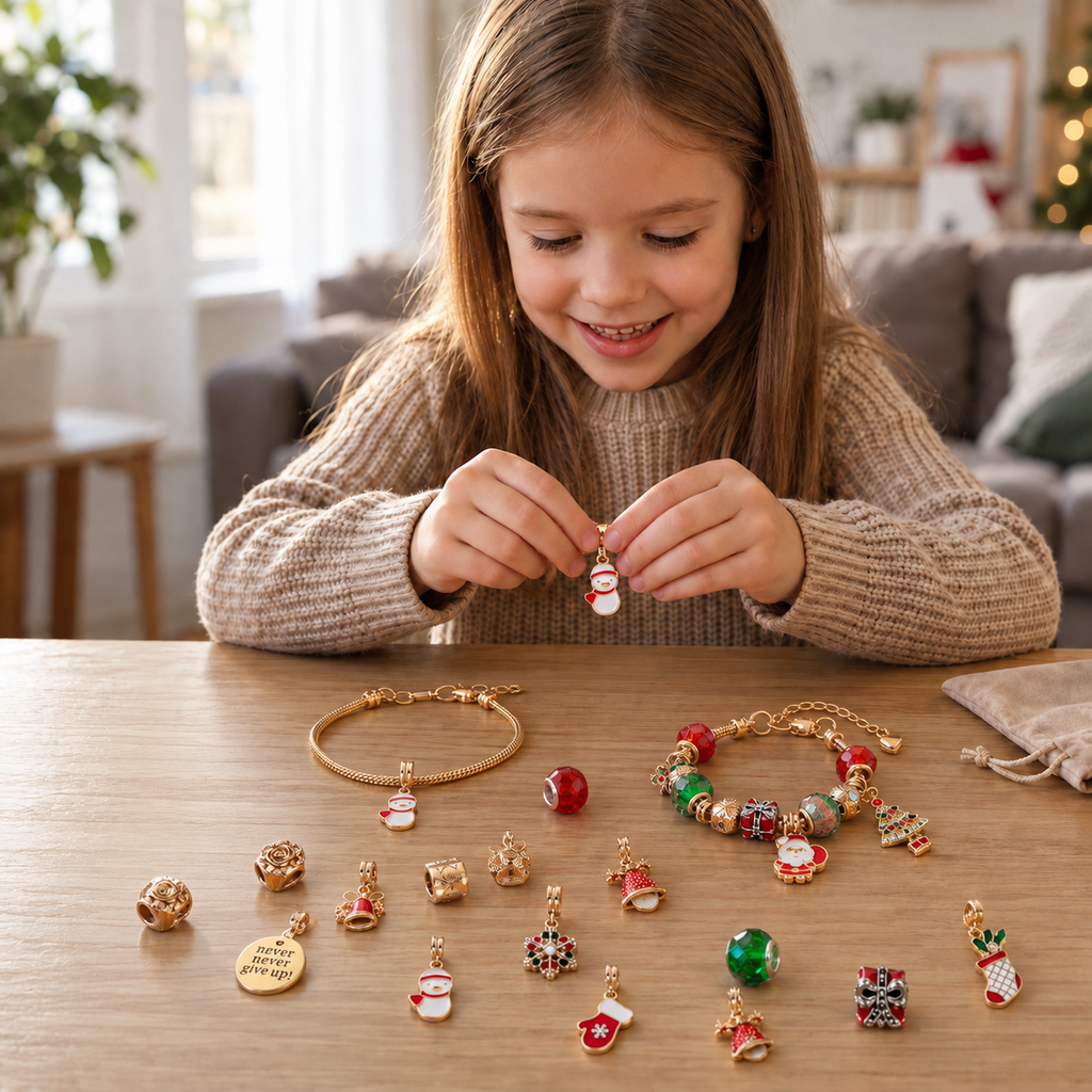 Calendrier de l'Avent Bracelet 2026 – 24 Jours DIY Création de Bijoux