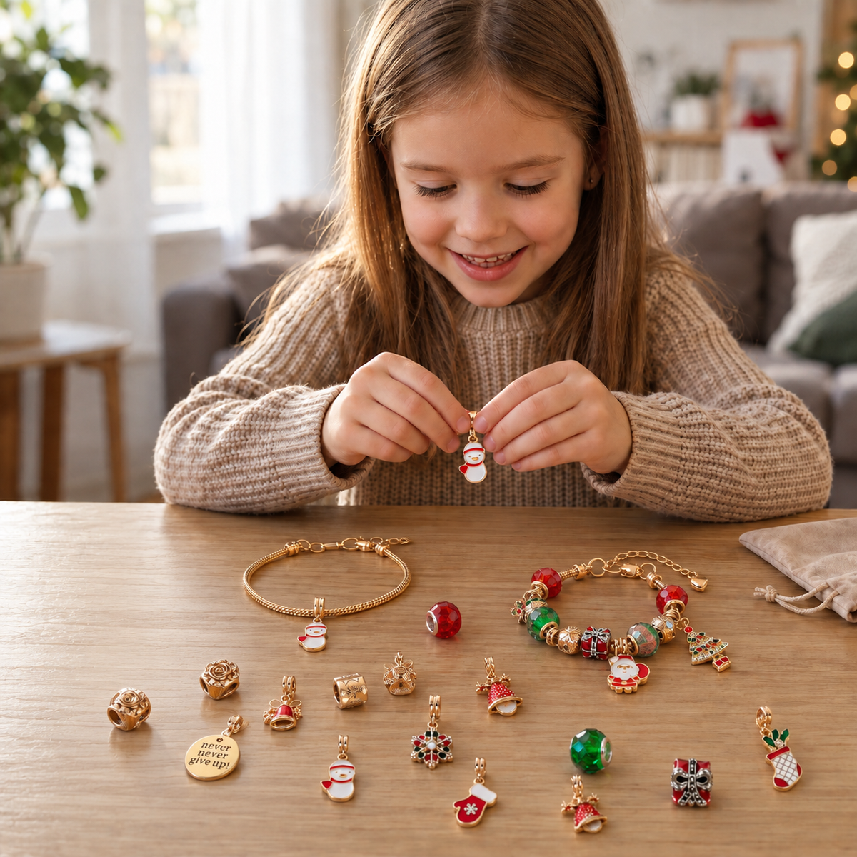 Calendrier de l'Avent Bracelet 2026 – 24 Jours DIY Création de Bijoux