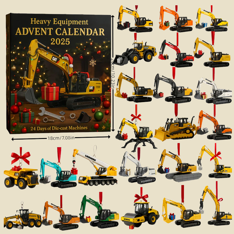 Calendrier de l'Avent HeavyGear | Des surprises quotidiennes passionnantes pour les amateurs de machines lourdes