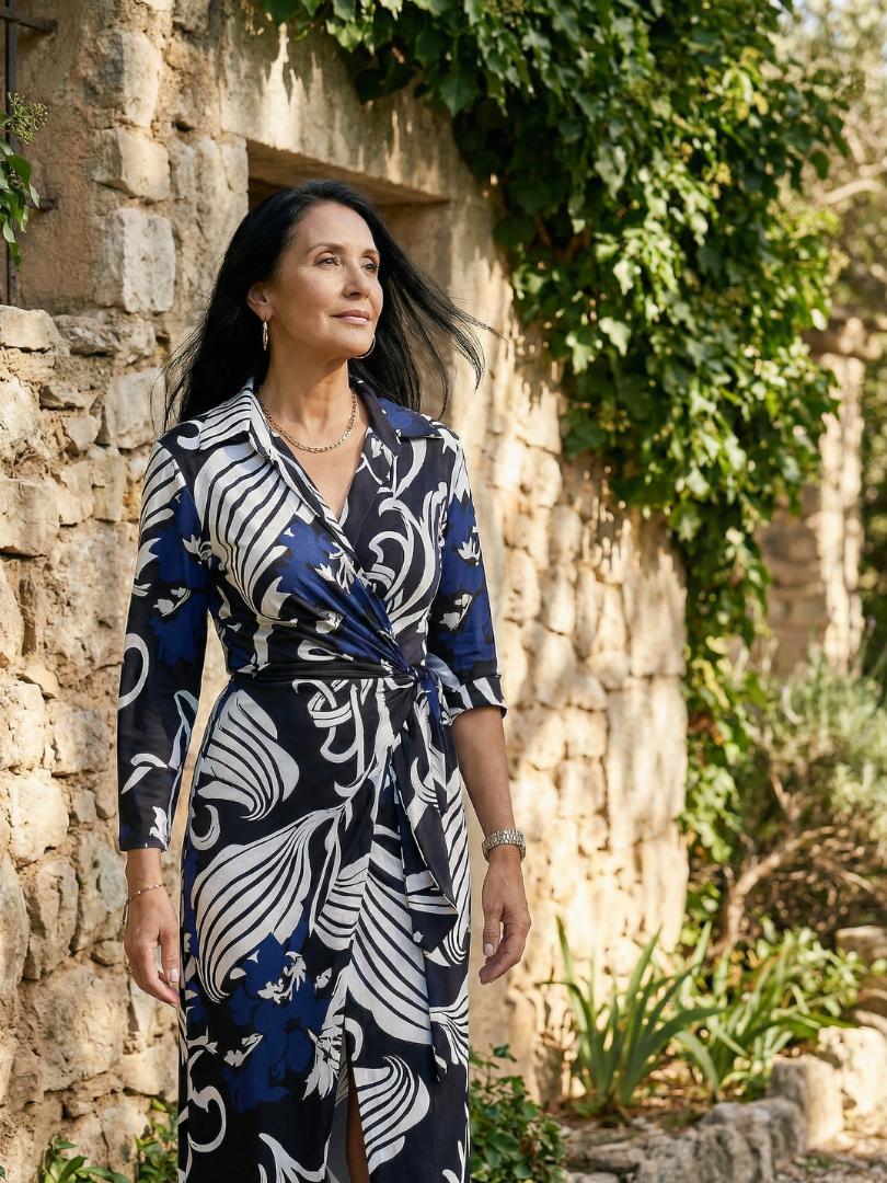 Elden | Robe Midi Wrap Décontractée