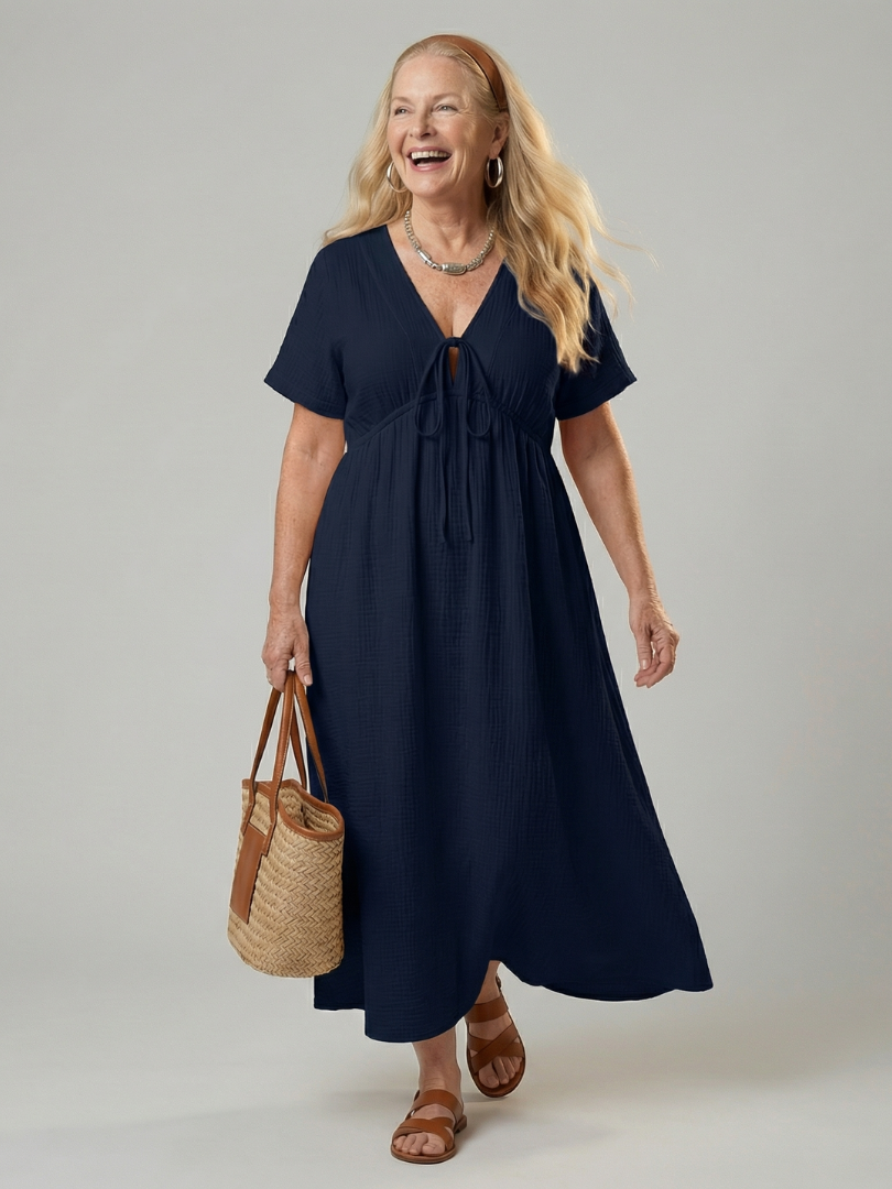 Sora | Robe Midi en Forme Nature