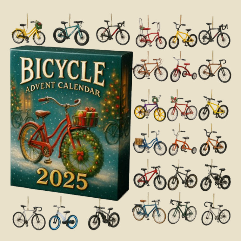 Calendrier de l'Avent Fête du Vélo Rétro 2025 – 24 Miniatures Pleines de Joie de Noël