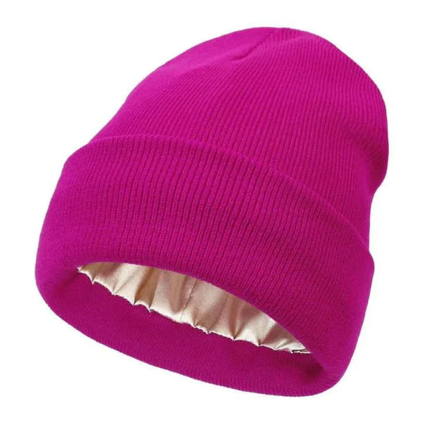 Chapeau d'Hiver Doublé en Soie - Noor