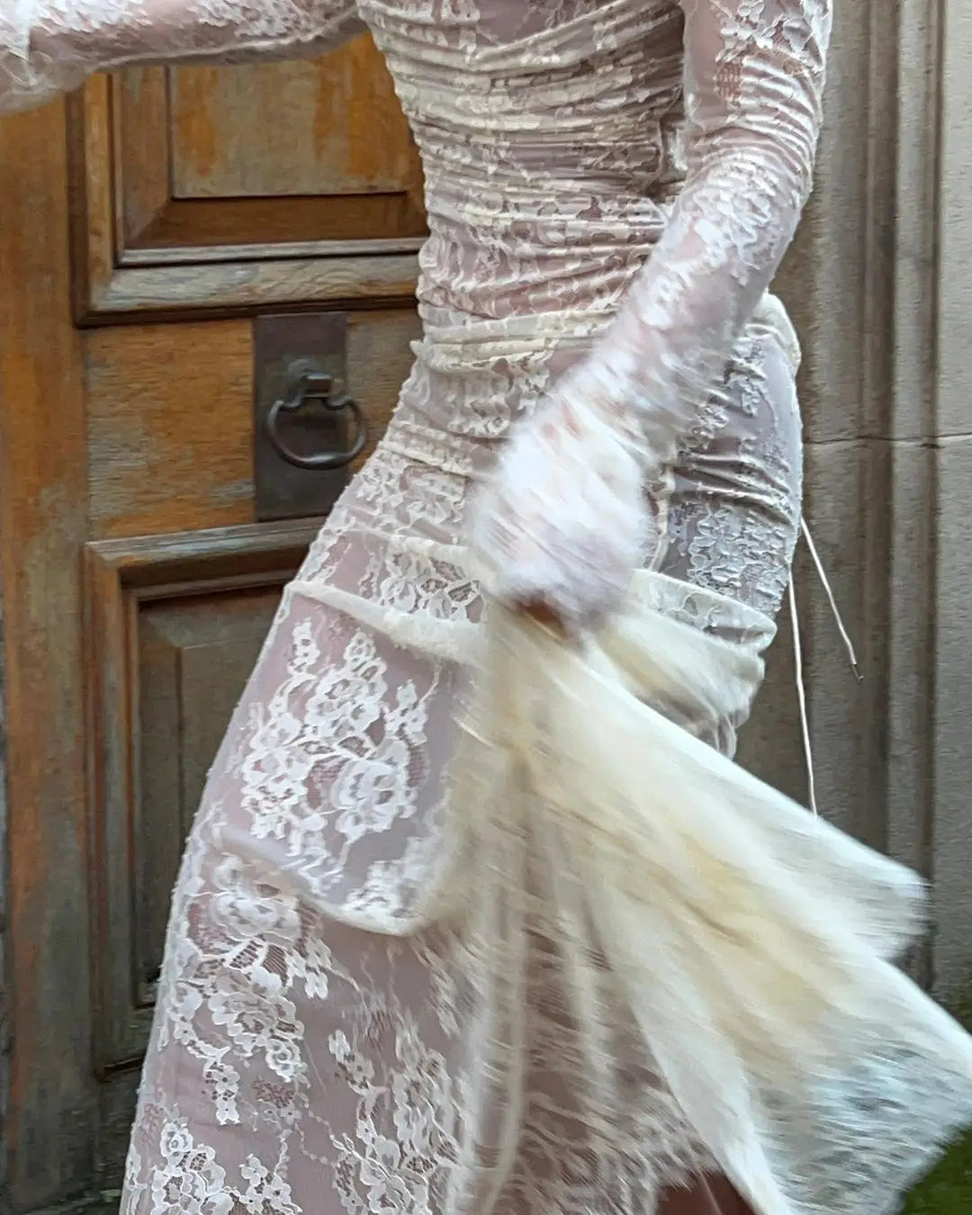 Robe Maxi de Mariage en Dentelle Longue Livilla