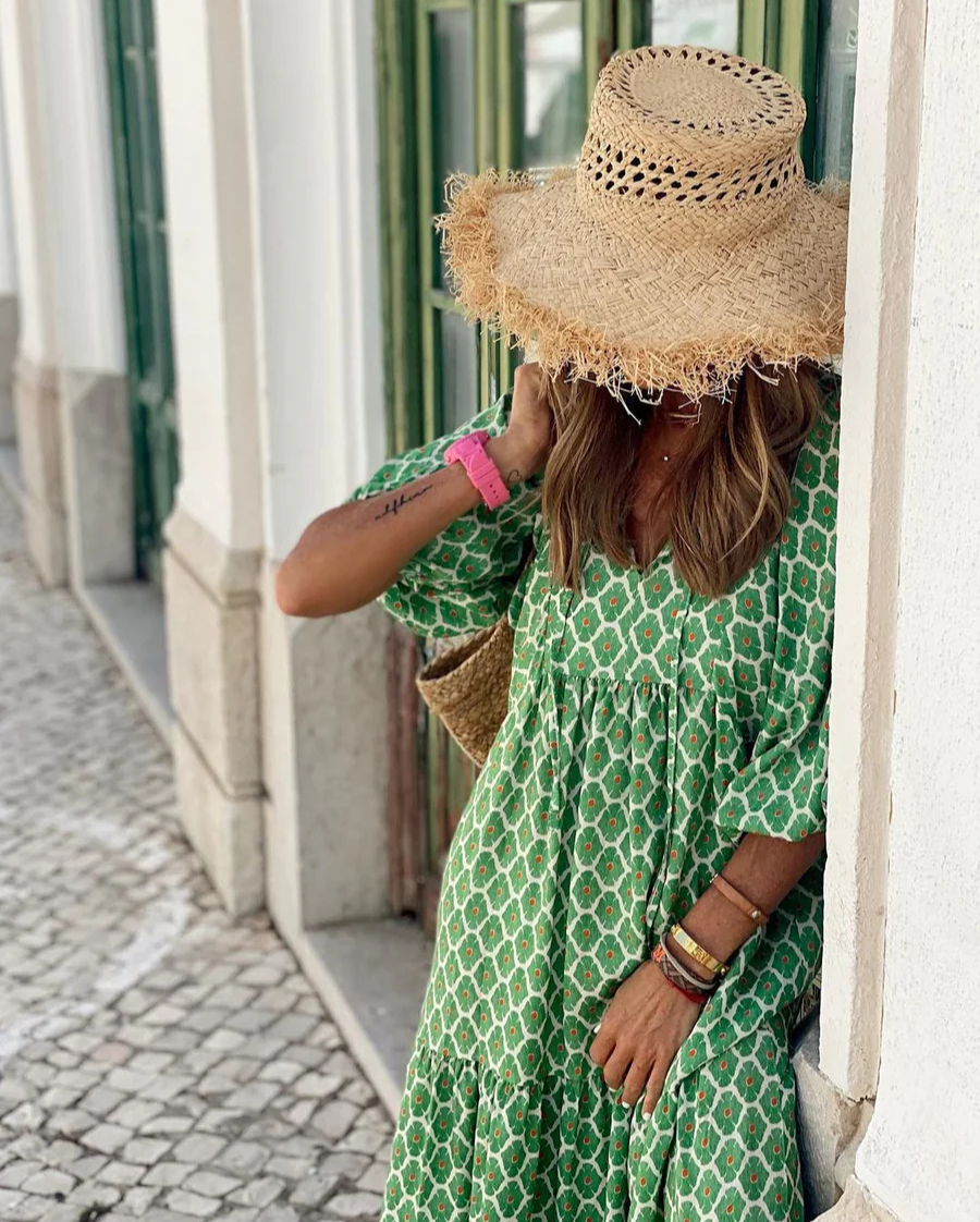 Ellaine | Robe bohème romantique maxi