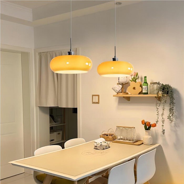 Lustre en Verre de Style Bauhaus Nordic Rétro