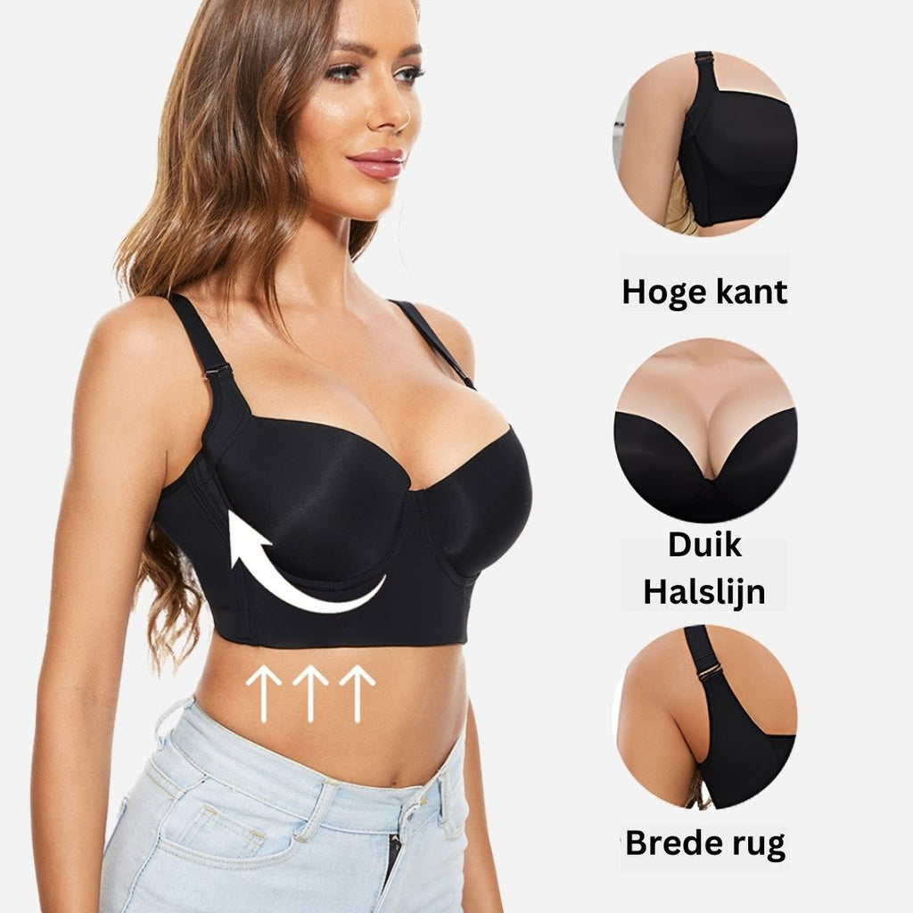 CurvEase | Soutien-gorge Push-Up à Tasse Profonde