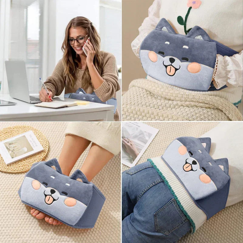 WarmCush – Bouillotte en Peluche Réutilisable avec Coussin de Hanche