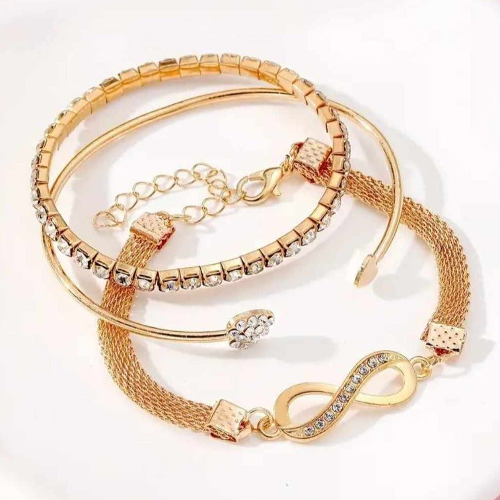 TimelessLove | Ensemble de Bracelets 3-Pièces