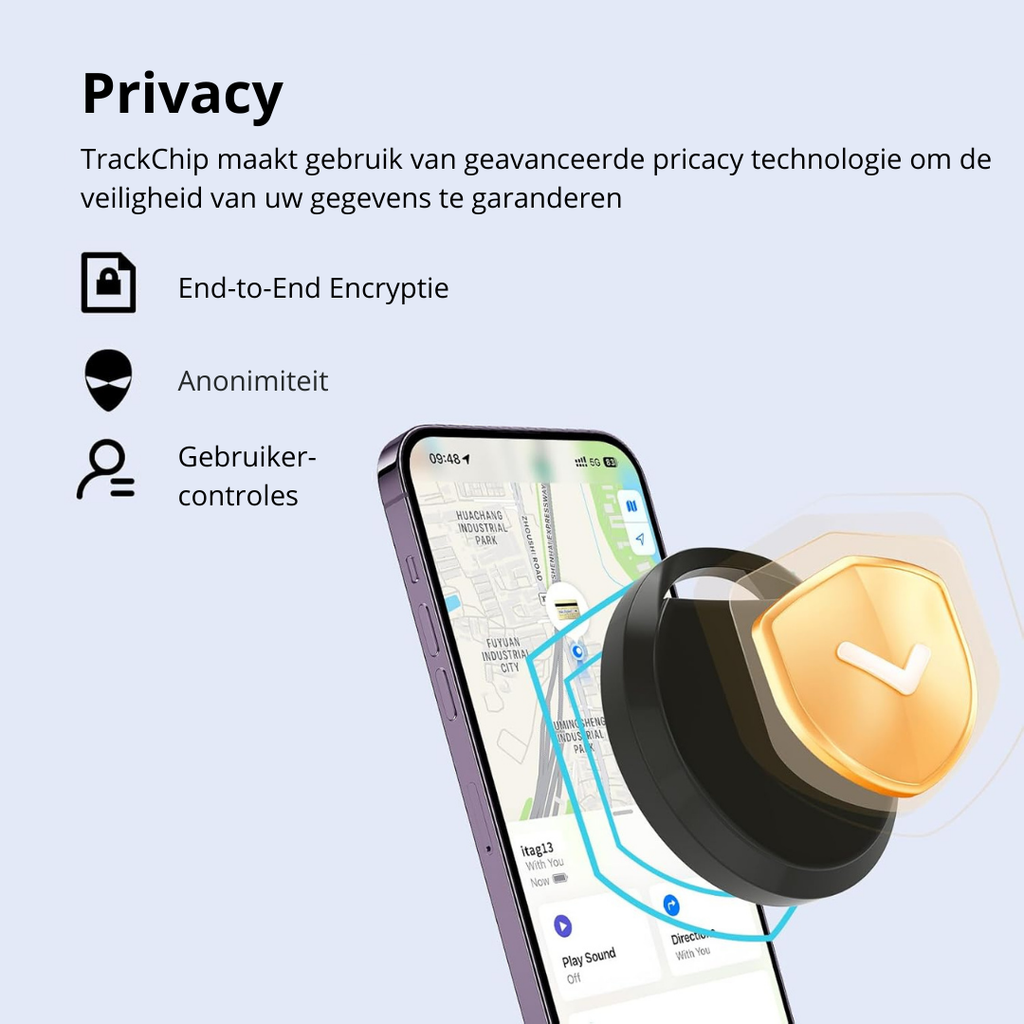 TrackChip | Tracker Bluetooth Intelligent pour Clés, Sac, Voiture & Effets Personnels
