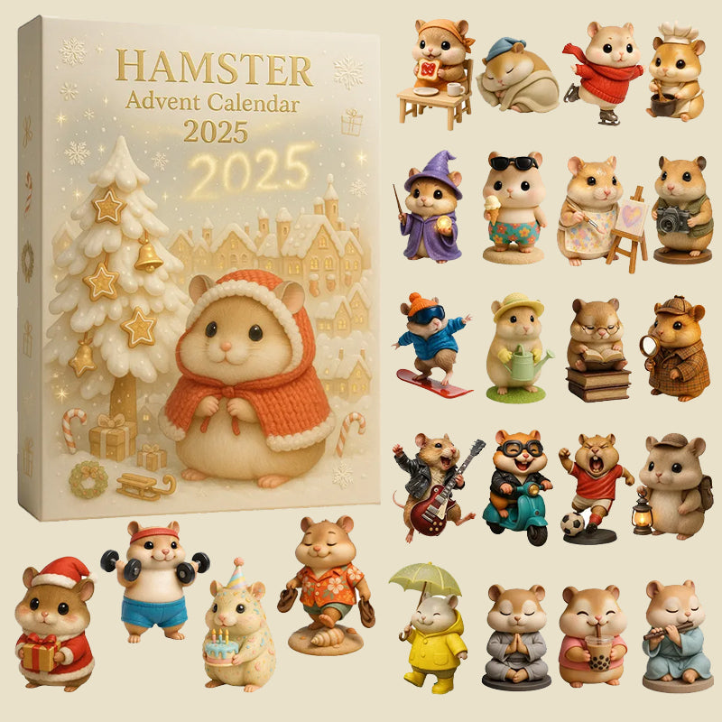 Calendrier de l'Avent HamsterJoy | Délicieuses friandises pour les fêtes de votre ami à fourrure